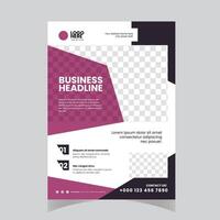 Background abstract business Leaflet Flyer vector design presentation layout a4 size