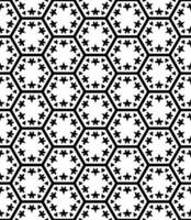 Black and white seamless abstract pattern. Background and backdrop. Grayscale ornamental design. vector