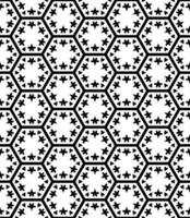 Black and white seamless abstract pattern. Background and backdrop. Grayscale ornamental design. vector