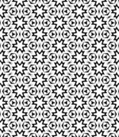 Black and white seamless abstract pattern. Background and backdrop. Grayscale ornamental design. vector