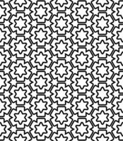 Black and white seamless abstract pattern. Background and backdrop. Grayscale ornamental design. vector