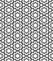 Black and white seamless abstract pattern. Background and backdrop. Grayscale ornamental design. vector