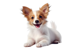 AI generated Yorkshire Terrier puppy on transparent background png file