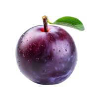 AI generated Plum on transparent background png