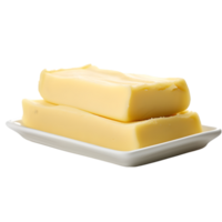 AI generated Fresh butter on transparent background png file