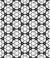 Black and white seamless abstract pattern. Background and backdrop. Grayscale ornamental design. vector