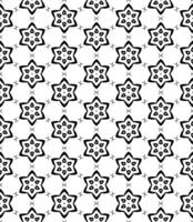 Black and white seamless abstract pattern. Background and backdrop. Grayscale ornamental design. vector