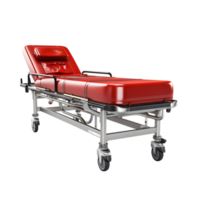 AI generated Medical stretcher isolated on transparent background png