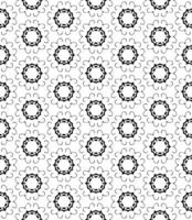 Black and white seamless abstract pattern. Background and backdrop. Grayscale ornamental design. vector