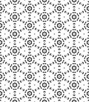 Black and white seamless abstract pattern. Background and backdrop. Grayscale ornamental design. vector