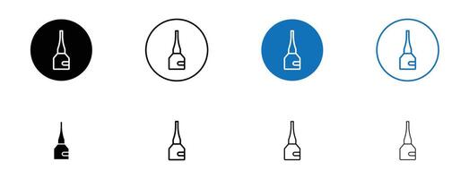 Eyeliner bottle icon vector