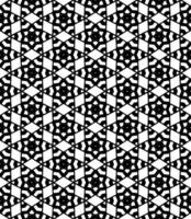 Black and white seamless abstract pattern. Background and backdrop. Grayscale ornamental design. vector