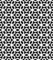 Black and white seamless abstract pattern. Background and backdrop. Grayscale ornamental design. vector