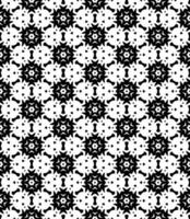 Black and white seamless abstract pattern. Background and backdrop. Grayscale ornamental design. vector