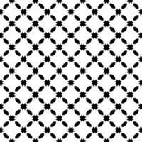 Black and white seamless abstract pattern. Background and backdrop. Grayscale ornamental design. vector