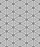 Black and white seamless abstract pattern. Background and backdrop. Grayscale ornamental design. vector