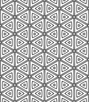 Black and white seamless abstract pattern. Background and backdrop. Grayscale ornamental design. vector