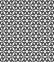 Black and white seamless abstract pattern. Background and backdrop. Grayscale ornamental design. vector