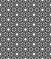 Black and white seamless abstract pattern. Background and backdrop. Grayscale ornamental design. vector