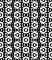 Black and white seamless abstract pattern. Background and backdrop. Grayscale ornamental design. vector