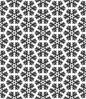 Black and white seamless abstract pattern. Background and backdrop. Grayscale ornamental design. vector