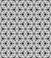 Black and white seamless abstract pattern. Background and backdrop. Grayscale ornamental design. vector