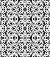 Black and white seamless abstract pattern. Background and backdrop. Grayscale ornamental design. vector