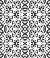 Black and white seamless abstract pattern. Background and backdrop. Grayscale ornamental design. vector