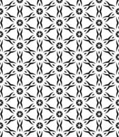 Black and white seamless abstract pattern. Background and backdrop. Grayscale ornamental design. vector