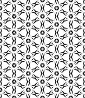 Black and white seamless abstract pattern. Background and backdrop. Grayscale ornamental design. vector