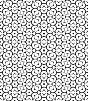 Black and white seamless abstract pattern. Background and backdrop. Grayscale ornamental design. vector