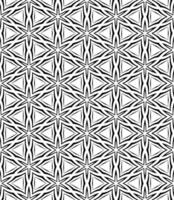 Black and white seamless abstract pattern. Background and backdrop. Grayscale ornamental design. vector