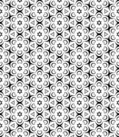 Black and white seamless abstract pattern. Background and backdrop. Grayscale ornamental design. vector