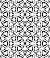 patrón abstracto sin costuras en blanco y negro. fondo y telón de fondo. diseño ornamental en escala de grises. vector