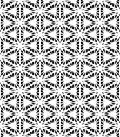 Black and white seamless abstract pattern. Background and backdrop. Grayscale ornamental design. vector