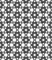 Black and white seamless abstract pattern. Background and backdrop. Grayscale ornamental design. vector