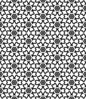 Black and white seamless abstract pattern. Background and backdrop. Grayscale ornamental design. vector