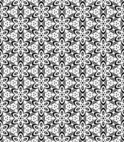 Black and white seamless abstract pattern. Background and backdrop. Grayscale ornamental design. vector