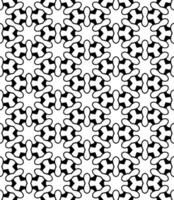 Black and white seamless abstract pattern. Background and backdrop. Grayscale ornamental design. vector