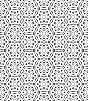 Black and white seamless abstract pattern. Background and backdrop. Grayscale ornamental design. vector