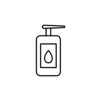 Face cleanser icon vector