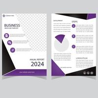 Corporate business annual report cover, brochure or flyer design. Leaflet presentation. Catalog with Abstract geometric background. Modern publication poster magazine, layout, template. A4 size vector