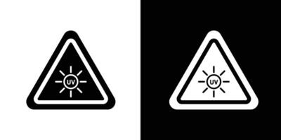 UV light do not look sign vector