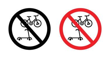 No scooters sign vector