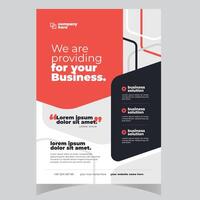 business flyer vector design template. Design template Geometric shape used for business flyer layout. Conference flyer, Business