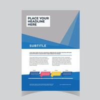 Annual report brochure flyer design template vector, Leaflet cover presentation, book cover. vector