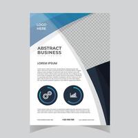 Flyer Template Layout Background Design. booklet, leaflet, corporate business annual report layout vector