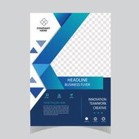 Flyer design layout for business. Abstract with color vector illustration on background. Good for annual report, industrial catalog, corporate design