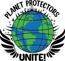 Planet Protectors Unite vector