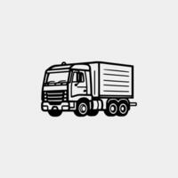 truck vector illustration icon.